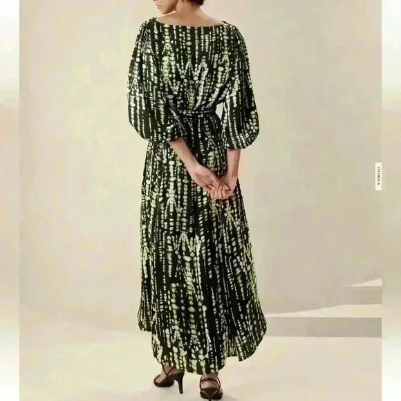 BANANA REPUBLIC BLOUSON MAXI DRESS - Picture 3 of 6